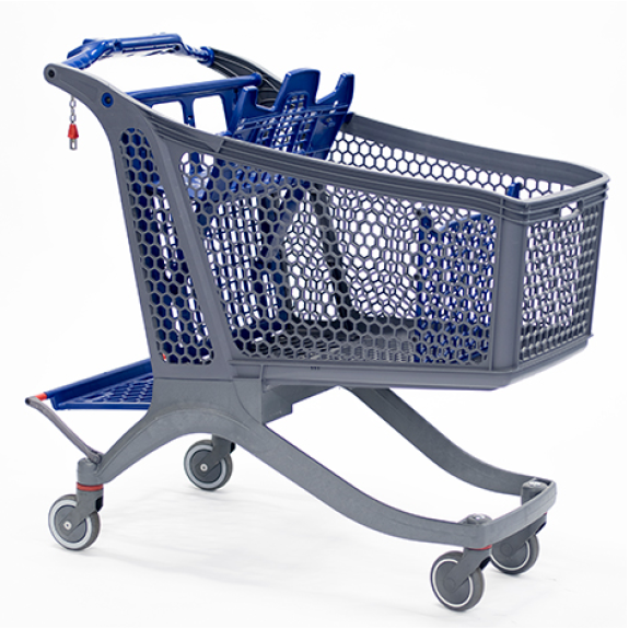 Chariot de courses silencieux pour hypermarché-Lire la description
