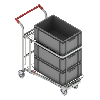 CHARIOT 
DE MISE EN RAYON