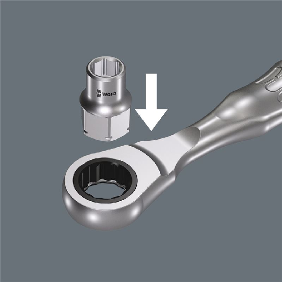 Llave de vaso Zyklop 1/4 8790 FA 80 --Leer más