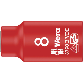 Llave de vaso VDE aislada con arrastre de 3/8 8790 B VDE 80 --Leer más