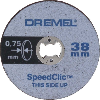 Discos de corte finos ez speedclic (sc409)