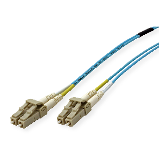 ROLINE LWL-Kabel 50/125µm OM3, LC/LC, Low-Loss-Stecker, türkis, 1 m-Beschreibung lesen