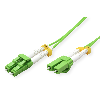 ROLINE Câble FO 50/125µm, LC/LC, OM5, LSOH, connecteurs Low-Loss, vert, 15 m
