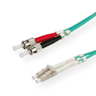 ROLINE LWL-Kabel 50/125µm OM3, LC/ST, türkis, 2 m-Beschreibung lesen