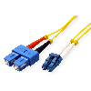 ROLINE LWL-Kabel Duplex, Single Mode 9/125µm OS2, LC/SC, gelb, 5 m ROLINE LWL-Kabel Duplex, Single Mode 9/125µm OS2, LC/SC, gelb, 5 m