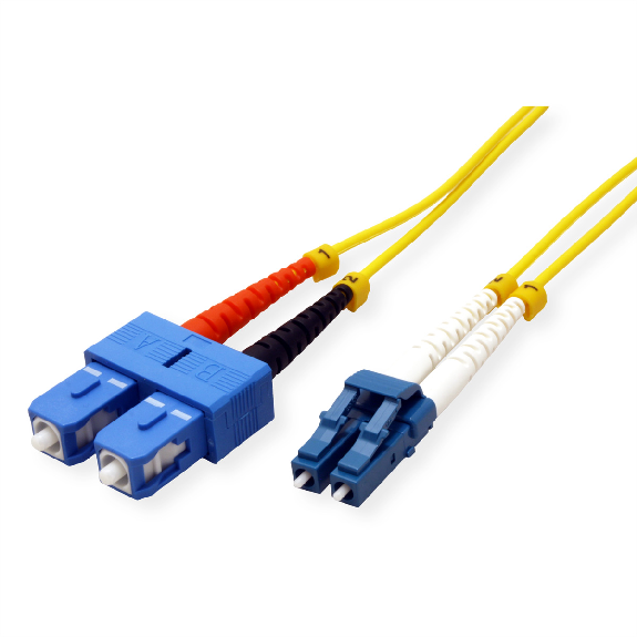 ROLINE LWL-Kabel Duplex, Single Mode 9/125µm OS2, LC/SC, gelb, 5 m ROLINE LWL-Kabel Duplex, Single Mode 9/125µm OS2, LC/SC, gelb, 5 m-Beschreibung lesen