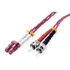 VALUE Câble FO 50/125µm, LC/ST, OM4, violet, 5 m