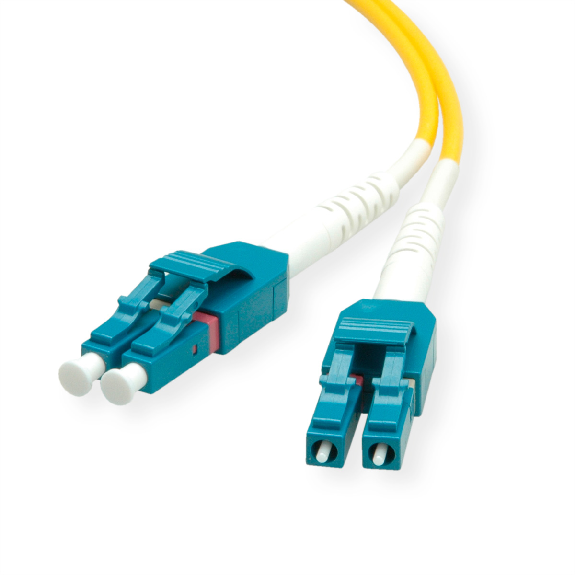 ROLINE LWL-Kabel Duplex, Single Mode 9/125µm OS2, LC/LC, gelb, 5 m-Beschreibung lesen