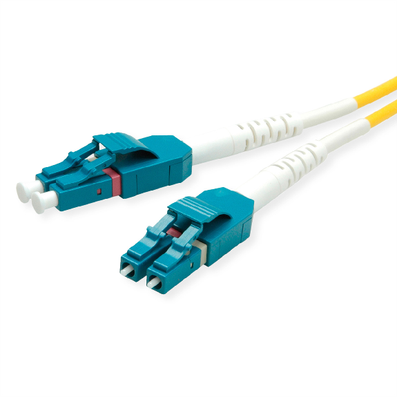 ROLINE LWL-Kabel Duplex, Single Mode 9/125µm OS2, LC/LC, gelb, 5 m-Beschreibung lesen
