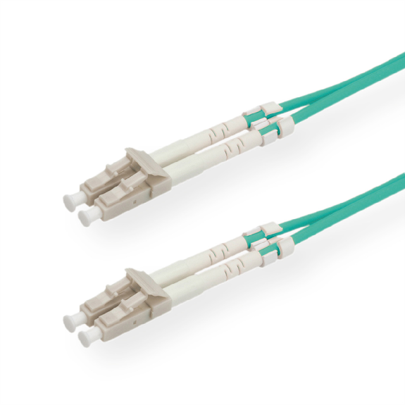 VALUE LWL-Kabel 50/125µm OM3, LC/LC, türkis, 15 m-Beschreibung lesen
