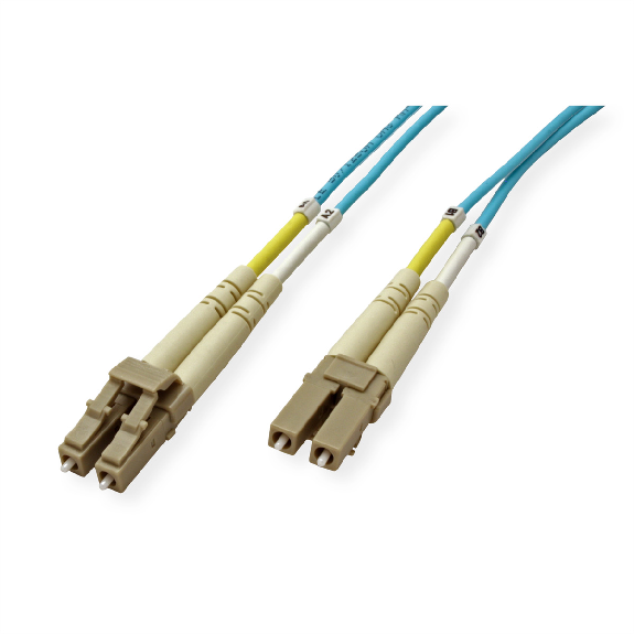 VALUE LWL-Kabel 50/125µm OM3, LC/LC, türkis, 15 m-Beschreibung lesen