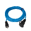Schutzkontakt-Verlängerung H07RN-F 3 G 1,5 mm², 10 m, blau mit Deckel am Band SiRoX