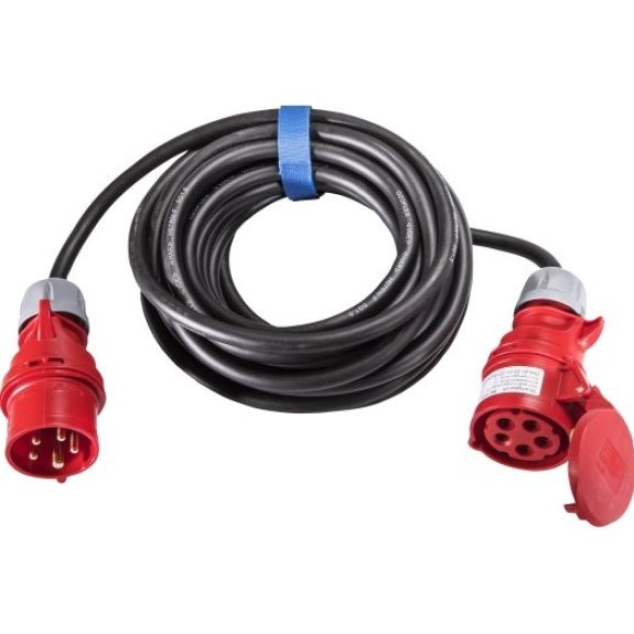 CEE-Verlängerung 16 A H07RN-F 5 G 1,5 mm², 25 m, schwarz mit Phasenwender SiRoX CEE-Verlängerung 16 A H07RN-F 5 G 1,5 mm², 25 m, schwarz mit Phasenwender SiRoX-Beschreibung lesen