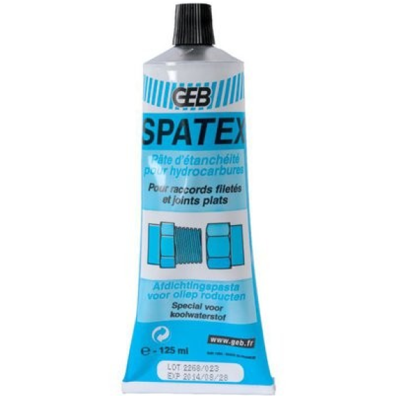 Pâte d’étanchéité pour joint plat et hydrocarbure SPATEX  "103720" de 125ml-Lire la description