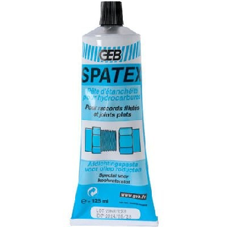 Pâte d’étanchéité pour joint plat et hydrocarbure SPATEX  "103720" de 125ml-Lire la description