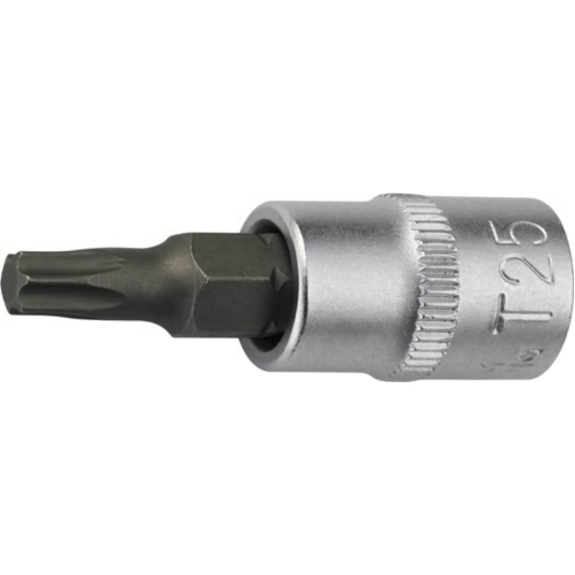 Steckschlüsseleinsatz 1/4 Zoll TX T25 Länge 32 mm Steckschlüsseleinsatz 1/4 Zoll TX T25 Länge 32 mm-Beschreibung lesen