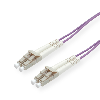 ROLINE LWL-Kabel 50/125µm OM4, LC/LC, violett, 7 m