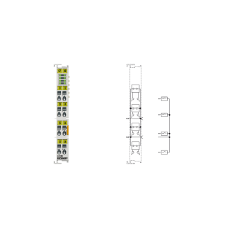 EL1098 | Terminal EtherCAT, entrée numérique à 8 canaux, 24 V DC, 10 µs, commutation à la masse-Lire la description