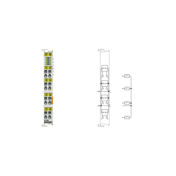 EL1098 | EtherCAT-Klemme, 8-Kanal-Digital-Eingang, 24 V DC, 10 µs, masseschaltend-Beschreibung lesen