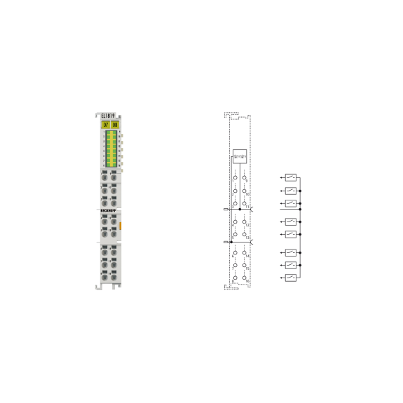 EL1819 | EtherCAT-Klemme, 16-Kanal-Digital-Eingang, 24 V DC, 10 µs-Beschreibung lesen