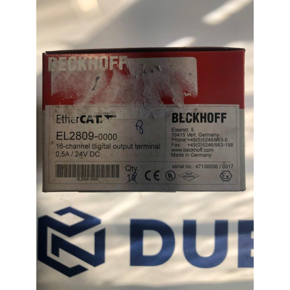EL2809 | EtherCAT-Klemme, 16-Kanal-Digital-Ausgang, 24 V DC, 0,5 A-Beschreibung lesen