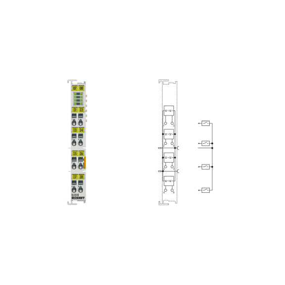 EL1018 | EtherCAT-Klemme, 8-Kanal-Digital-Eingang, 24 V DC, 10 µs-Beschreibung lesen