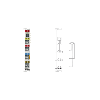 EL2262 | Terminal EtherCAT, sortie numérique à 2 canaux, 24 V DC, 0,5 A, suréchantillonnage-Lire la description