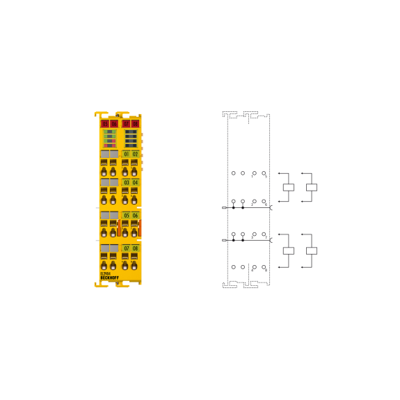 EL2904 | EtherCAT-Klemme, 4-Kanal-Digital-Ausgang, 24 V DC, 0,5 A, TwinSAFE-Beschreibung lesen