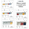 Organizzatore professionale per officina con 96 cassetti trasparenti