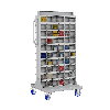 STORE-UP Portaminuteria con 120 cassetti trasparenti inclinati e maniglia ergonomica