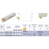 Klemmhalter SCACR 1010 J06-F ohne Innenkühlung für CCMT 0602 Wendeplatten