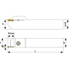 Stechklemmhalter für 4C KGMN Wendeplatten Höhe 20mm