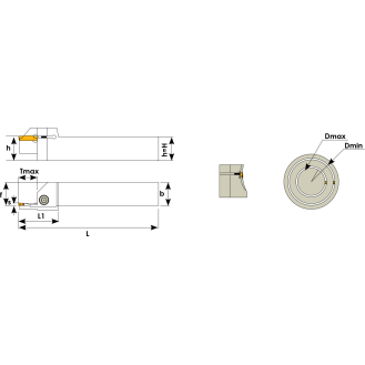 Stechklemmhalter rechts für MGM 5 Wendeplatten und Durchmesser 140mm-Beschreibung lesen