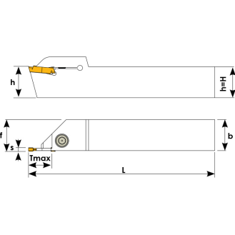 Stechklemmhalter rechts für 3C DGN Wendeplatten Höhe 16mm-Beschreibung lesen
