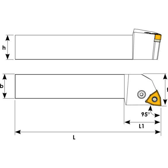 Klemmhalter PWLNL 1616 H06 ohne Innenkühlung für WNMG 0604 Wendeplatten-Beschreibung lesen