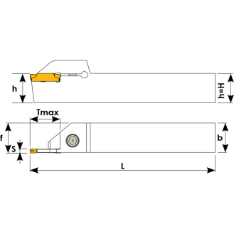 Stechklemmhalter rechts für 4C MGM Wendeplatten Höhe 25mm und max. Stechtiefe 18mm-Beschreibung lesen