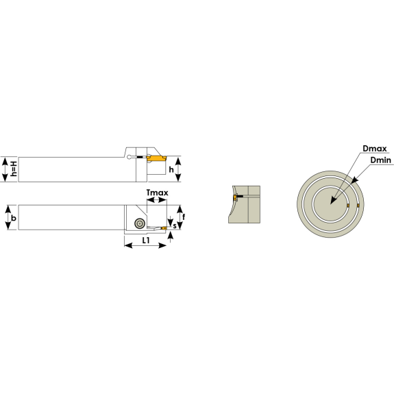 Stechklemmhalter links für MGM 5 Wendeplatten und Durchmesser 110mm-Beschreibung lesen