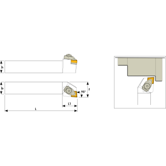 Klemmhalter DCLNL 3232 P12 ohne Innenkühlung für CN-- 1204 Wendeplatten-Beschreibung lesen