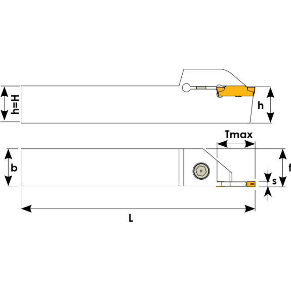 Stechklemmhalter für 3C MGM Wendeplatten Höhe 25mm-Beschreibung lesen