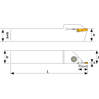 Stechklemmhalter links für 2C DGN Wendeplatten Höhe 12mm-Beschreibung lesen