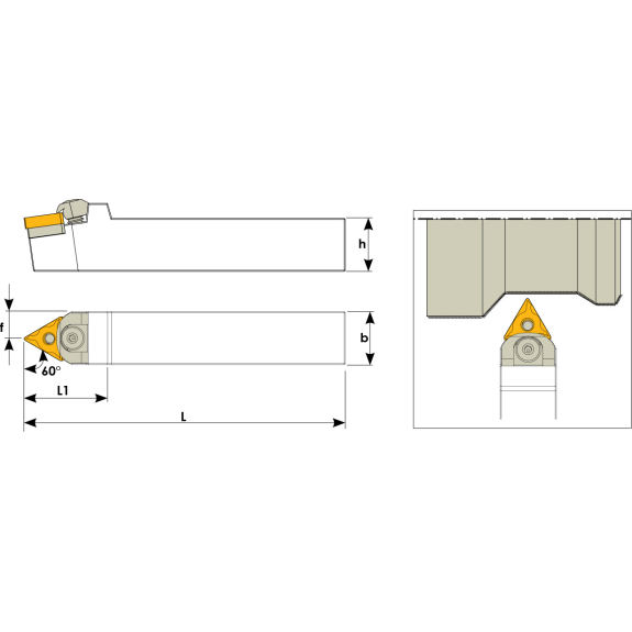 Klemmhalter MTENN 3232 P22 ohne Innenkühlung für TN-- 2204 Wendeplatten-Beschreibung lesen