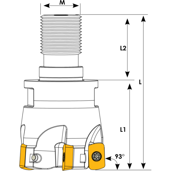 Einschraubfräser für EPMT 0603 Wendeplatten Durchmesser 16mm-Beschreibung lesen