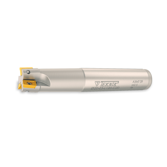 Cutter de fraisage d'arbre pour AXMT 0602 et APKT 0903 Diamètre de plaque de virage 25 mm et longueur 120 mm-Leggi tutto