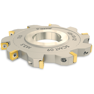 Scheibenfräser für SCMT 09T3 Wendeplatten, Durchmesser 200 mm, Schneidenhöhe 12 mm-Beschreibung lesen