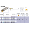 Schaftfräser für ADMT 1204 Wendeplatten Durchmesser 20mm und Länge 200mm