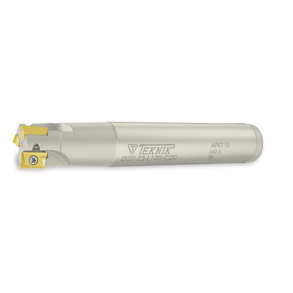 Schaftfräser für APXT 1003 Wendeplatten Durchmesser 16mm und Länge 150mm-Beschreibung lesen