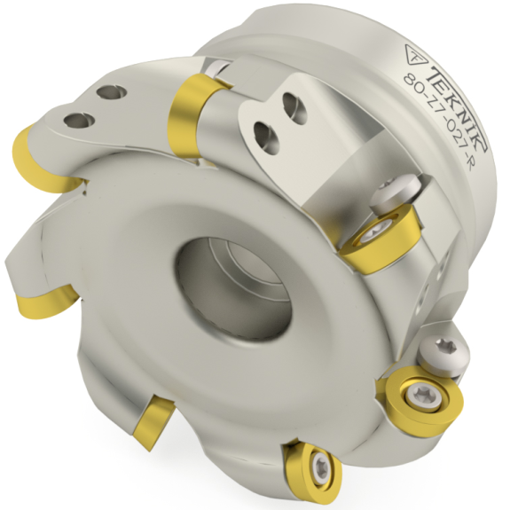 Rundplattenfräser für RDMT 12T3 Wendeplatten Palbit Durchmesser 80mm und 7 Schneiden-Beschreibung lesen