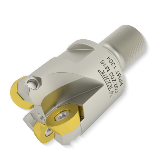 Einschraubfräser für RPMT 12 Wendeplatten Durchmesser 32mm und 3 Schneiden-Beschreibung lesen