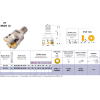 Einschraubfräser für RPMT 12 Wendeplatten Durchmesser 32mm und 3 Schneiden