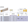 Schaftfräser für LNMT 0804 Wendeplatten Durchmesser 25mm und Länge 110mm